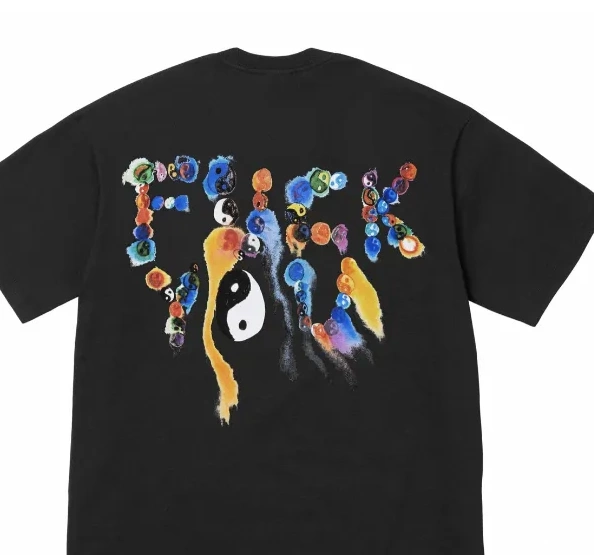 Yin M S Chi YIN XL Printed TEE Yang Tai White and Black 23FW L YANG 0922